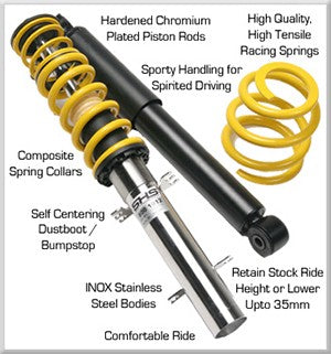 SHS Coilovers for Volkswagen and Audi - 0