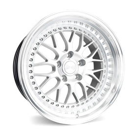 ESR SR01 18" 5x120 Hyper Silver Face W/ Machined Lip
