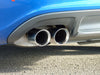 Milltek Cat Back Resonated Exhaust - 80mm GT Quad Tips - B8 S4 Sedan & S5 Sportback 3.0T quattro