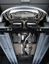 Milltek Resonated Turbo Back Exhaust With Cerakote Black Tips - Audi TTS Quattro Mk2