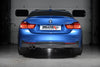 Milltek Resonated Cat-Back Exhaust With 435i Style Dual Outlet Cerakote Black Tips - BMW 4 Series Coupe Automatic With Tow Bar