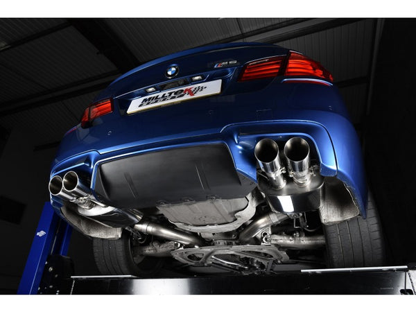 Milltek Cat-Back Exhaust With Cerakote Black Tips - BMW F10 M5