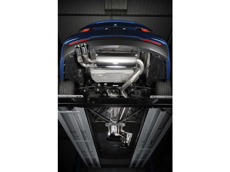 Milltek Non Resonated 3" Cat Back Exhaust - Twin 90mm Titanium Tips - F32 428I Coupe - Manual - N20 Engine