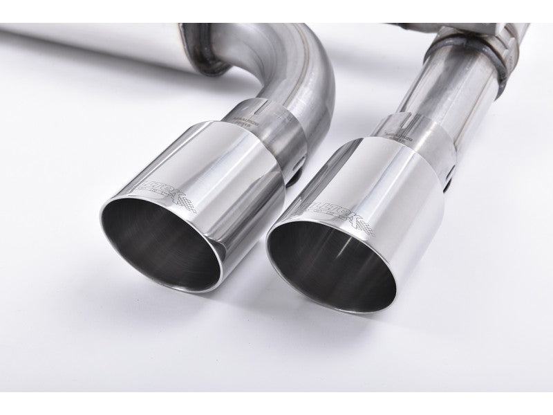Milltek Hollowtek Twin Valved Cat Back Exhaust - Quad 90mm GT Polished Tips - F87 M2 Coupe