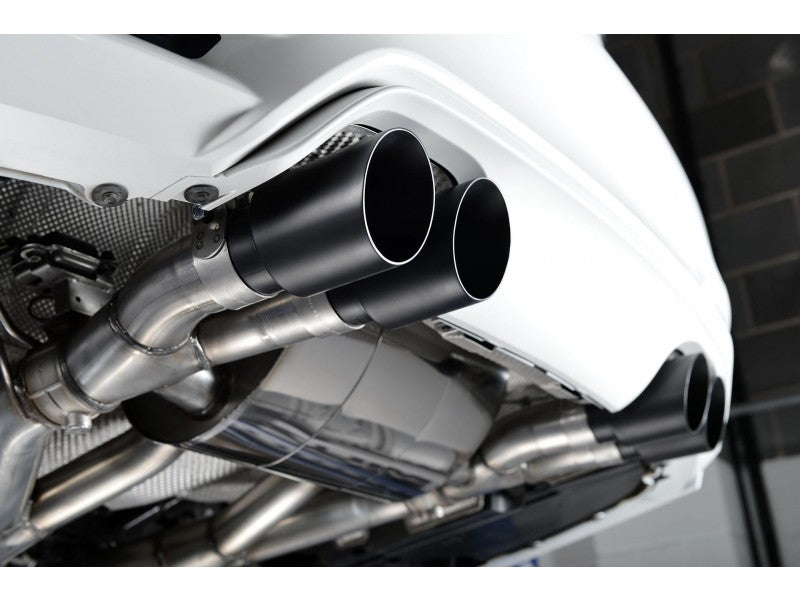 Milltek Cat Back Exhaust Race System With Cerakote Black Tips - BMW M3 (F80) / M4 (F82)