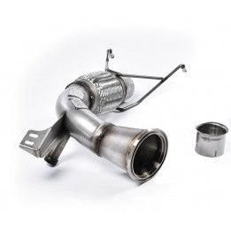 Milltek 2.75" Large-bore Downpipe without Cat - Fits to OE System