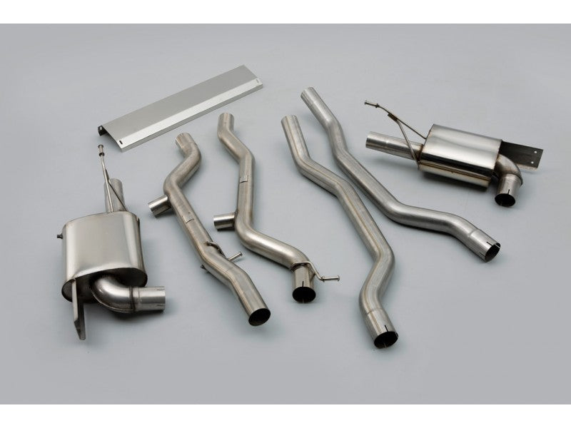 Milltek Non Resonated 2.75" Cat Back Exhaust - Uses OE Tips - Cayenne 955