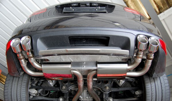 Milltek Resonated 2.76" Cat Back Exhaust - Quad 100mm GT Tips - Cayenne 958 Turbo