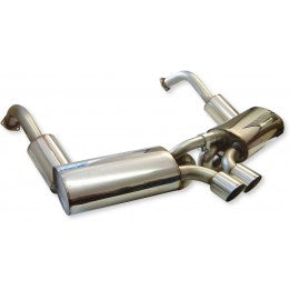 Milltek 2.13" Cat Back Exhaust - Exc. Rear Catalysts - Twin 90mm Polished Tips - Cayman S / Boxster S - 0