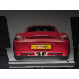 Milltek 2.13" Cat Back Exhaust - Inc. Rear Catalysts - Twin 90mm Polished Tips - Cayman S / Boxster S
