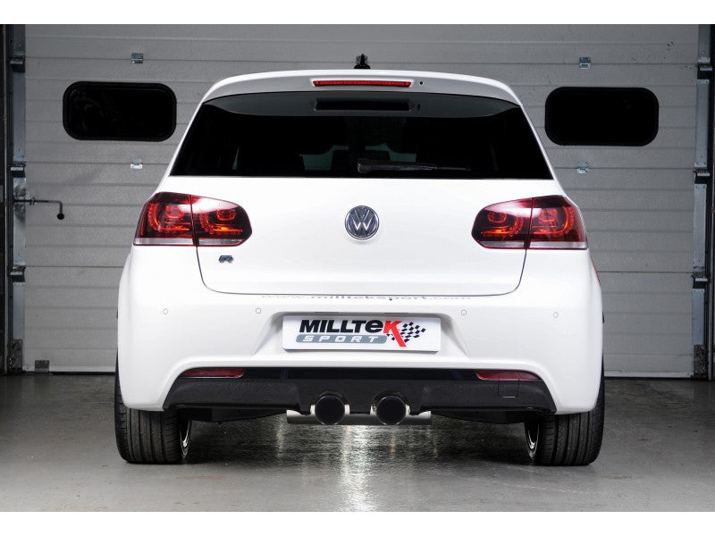 Milltek 3" Race Non Resonated Cat Back Exhaust - Polished Tips - MK6 Golf R