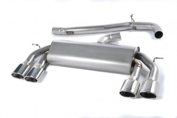 Milltek Non-Resonated Cat-Back Exhaust With Polished Tips - VW MK7 Golf R 2.0T
