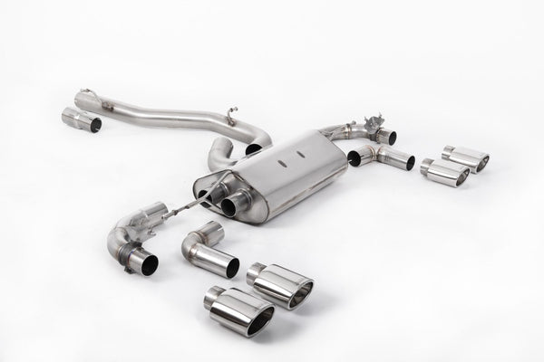 Milltek 3.15 Inch Valved Race System - VW / 2.0T / Mk7.5 / Golf R