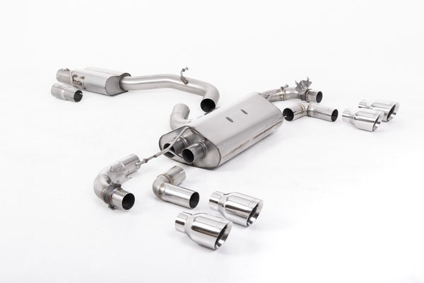Milltek 3.15 Inch Valved Race System - VW / 2.0T / Mk7.5 / Golf R