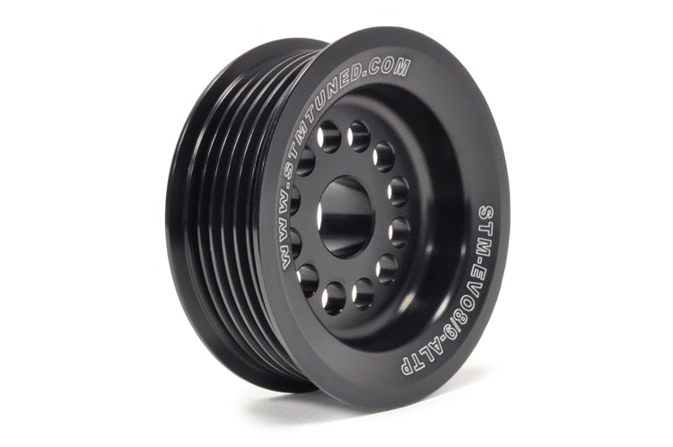 STM 10% Under-Driven Alternator Pulley with Raised Guides for Evo 4-9