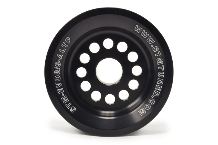 STM 10% Under-Driven Alternator Pulley with Raised Guides for Evo 4-9 - 0