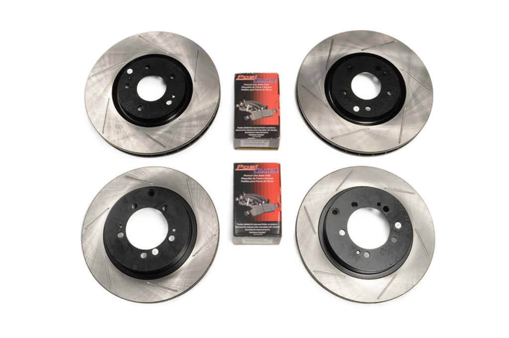 STM Evo 5-9 Stopping Kit with StopTech Rotors & PosiQuiet Pads