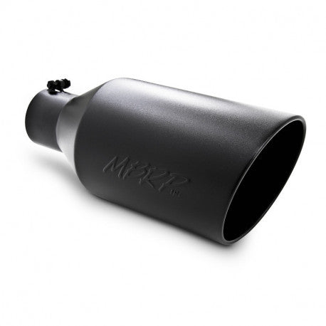 MBRP BLK Series Universal 5" Inlet Angled Rolled End Tail Pipe Tip