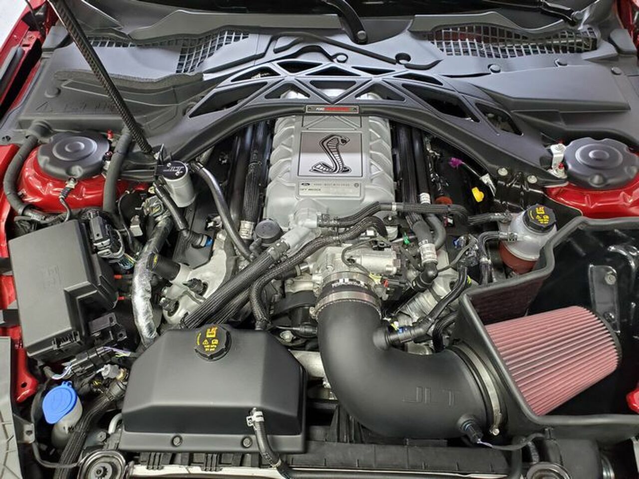 JLT 2020 Shelby GT500 Black Textured Master Cylinder Cover