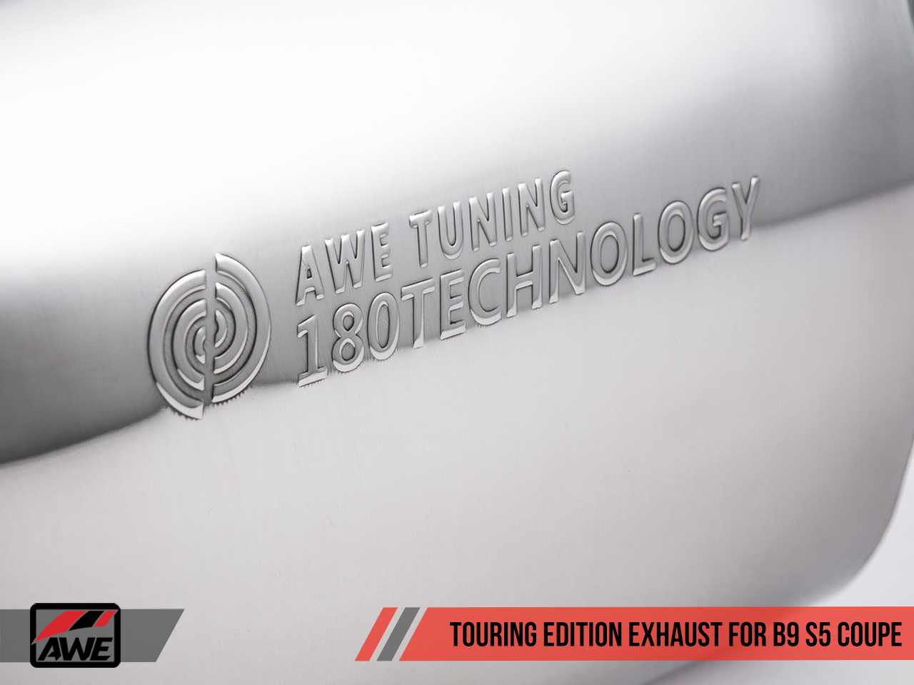 AWE Touring Edition Exhaust for Audi B9 S5 Coupe - Diamond Black 90mm Tips - 0