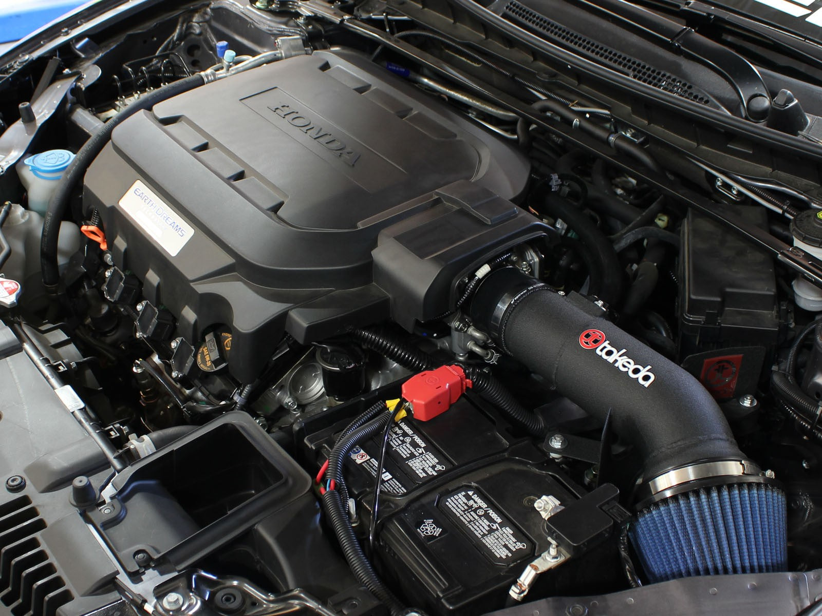 Takeda Stage-2 Cold Air Intake System w/ Pro 5R Media Black Honda Accord 13-17/Acura TLX 14-20 V6-3.5L