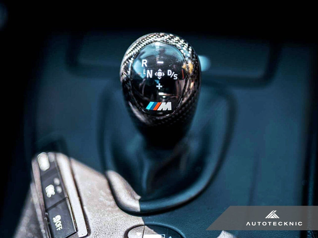 AutoTecknic Carbon Fiber Gear Selector Cover - BMW / E9X / M3 - 0